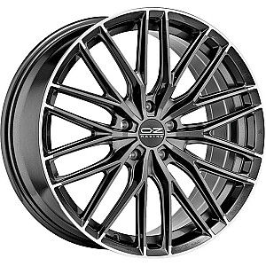 Metāla diski OZ Racing Gran Turismo HLT Star Graphite Diamond Lip 8,5x19 5x112 ET38 CB75,0 R12 700 kg W01C07202W4 OZ Racing