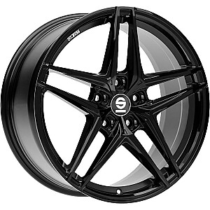 Металлические диски Sparco Record Gloss Black 8x18 5x112 ET35 CB73,1 60° 650 кг W29094503C5 Sparco