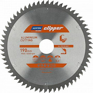 NORTON Clipper ripzāģis alumīnijam 216mm x 30mm x 80z (70184608136)