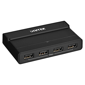 KVM-переключатель UNITEK 4X USB-A 5 ГБ/с, АКТИВНЫЙ