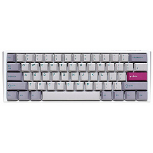Klaviatūra Ducky One 3 RGB Mini Mist Grey MX Blue