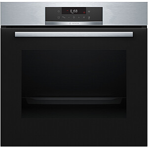 Bosch Oven HBA172BS0S 71 L, Electric, Pyrolysis, Touch control, Height 59.5 cm, Width 59.4 cm, Stainless steel