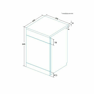 Посудомоечная машина Edesa EDW-6130 WH