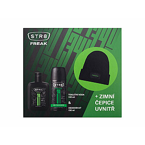 Komplekts  STR8 FREAK Edt 100 ml + Deodorant 150 ml + Winter Hat