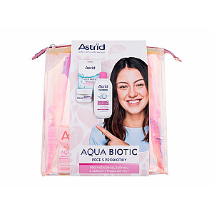Aqua Biotic Day And Night Cream 50 ml + Aqua Biotic 3in1 Micellar Water 400 ml + Aqua Biotic Anti-Fatigue and Quenching Tissue Mask + Cosmetic Bag