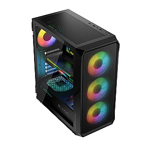 Case Logic PORTOS ARGB MINIDI USB 3.0, melns