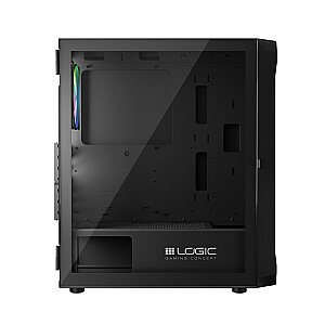 Case Logic PORTOS ARGB MINIDI USB 3.0, melns