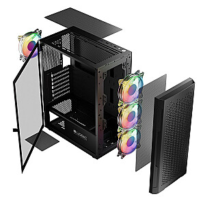 Case Logic ARAMIS ARGB MINIDI USB 3.0, melns