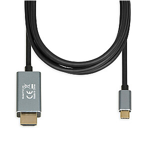 КАБЕЛЬ IBOX ITVC4K USB-C UZ HDMI 4K 1,8 M
