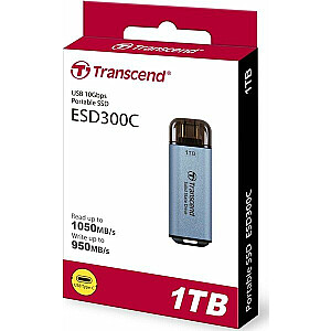 SSD USB-C 1TB EXT./TS1TESD300S TRANSCEND
