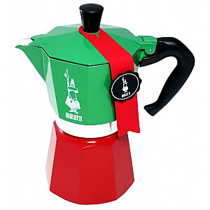 Ручная кофеварка Bialetti 0005323 Мока-кастрюля 0,24 л Зеленый, Красный, Белый