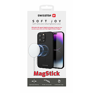 Swissten Soft Joy Magstick Case Aizmugurējais Apvalks Priekš Apple iPhone 15 Pro