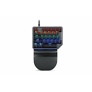 Motospeed K27 RGB Mehāniskā Ciparu Klaviatūra ar vadu / LED Apgaismojumu / USB / Melna (ENG)