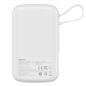 Baseus Qpow Pro Powerbank Ārējas Uzlādes Baterija ar USB-C kabeli 10000mAh / 22.5W