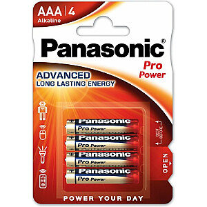 Panasonic Pro Power Gold AAA - 4 габарита