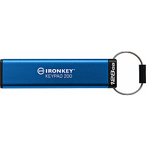 Kingston IronKey Keypad 200 128GB USB 3.0 AES Šifrēts