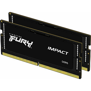 Kingston Fury Impact 64 GB [2 x 32 GB 5600 MHz DDR5 CL40 SODIMM]
