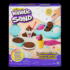 KINETIC SAND Rotaļu komplekts ´´Saldējuma kārumi´´ (bez smaržas)