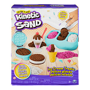 KINETIC SAND Rotaļu komplekts ´´Saldējuma kārumi´´ (bez smaržas)