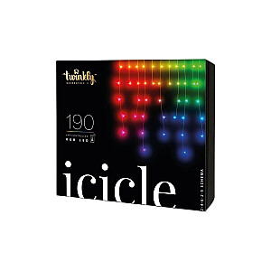 TWINKLY Icicle 190 (TWI190STP-TEU) Интеллектуальные светодиодные фонари 190 LED RGB 5x0,7 м