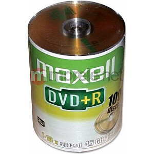 Maxell DVD+R 4,7 ГБ 16x 100 шт (275737.30.TW)