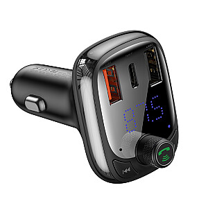 Baseus S-13 Автомобильное Зарядное Устройство FM / MP3 / Bluetooth