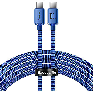 USB kabelis Baseus USB-C — USB-C, 2 m, zils (baseus_20220224133557)