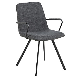 Krēsls SELINA 55.5x50.5xH85cm t. pelēks 0000101127