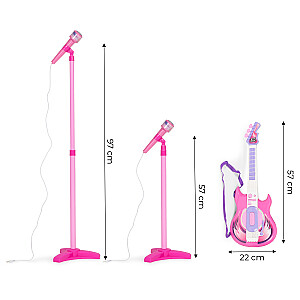 Mikrofona statīvu komplekts elektriskajai ģitārai bērniem mp3