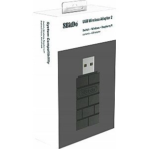 Адаптер USB 8BitDo 8BitDo Беспроводной USB-адаптер 2 — 83DC