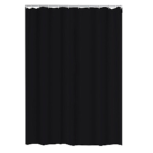 Штора для душа Madison 180Х200 см, черная, текстиль 45300