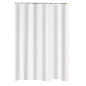 Dušas aizkars Madison 240X180 cm, balts, tekstils 45401