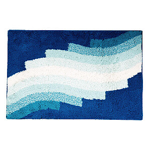Vannas istabas paklājs Streak 60x90 cm, zils, akrils 7107303