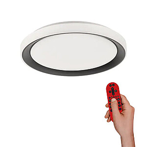 Pl.l.-LOLAsmart DISC 24W LED + RGB 2700-5000K 1600lm melna 14659-18