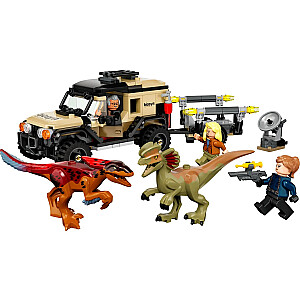 LEGO JURASSIC WORLD 76951 PIRORAPTOR UN DILOFOSAUR TRANSPORT