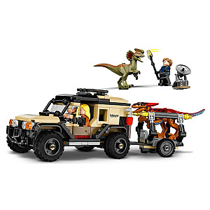 LEGO JURASSIC WORLD 76951 PIRORAPTOR UN DILOFOSAUR TRANSPORT