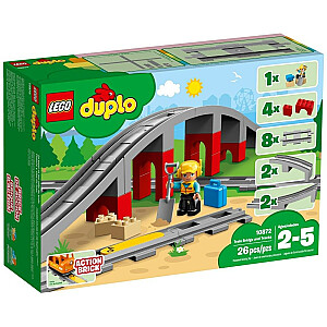 LEGO Duplo 10872 Vilciena sliedes un viadukts